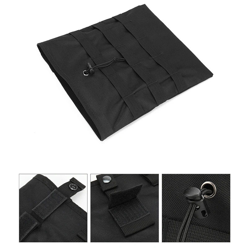 Bolsa de tiza para escalada, bolsa táctica Molle para volcado de revistas, bolsa para cinturón de herramientas, bolsa de utilidad para revistas con cordón, bolsa para volcado, riñonera - imagen 3