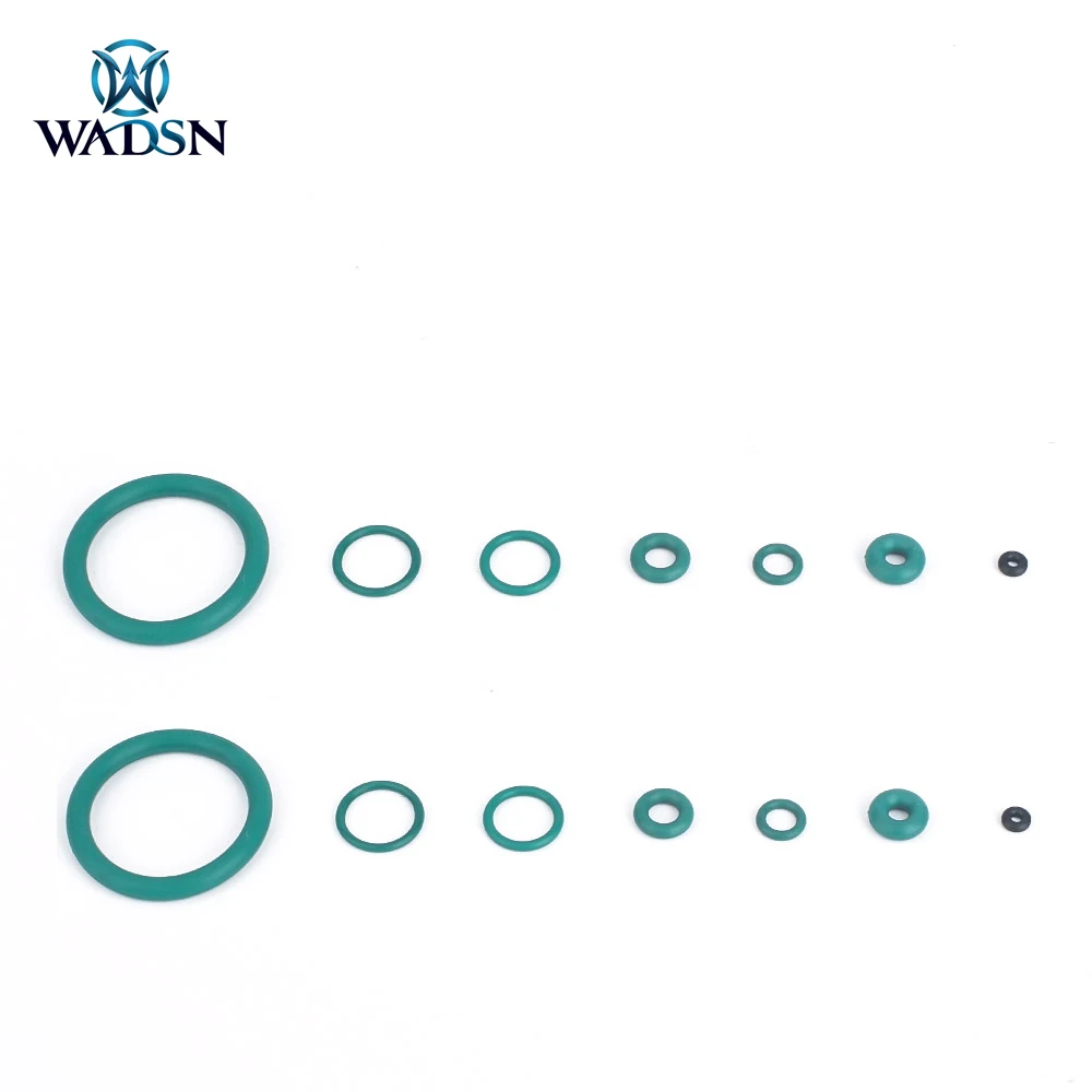 Wadsn-Juego de juntas tóricas de goma flúor para revistas, junta de sellado de silicona plana verde para GBB Kublai P1, Accessory-10pcs de caza - imagen 5