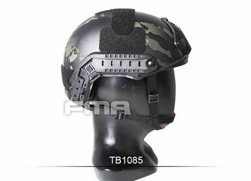 FMA-Casco táctico de caza rápida, juego de Paintball, negro oscuro, camuflaje (mediano/grande), TB1085, deportes - imagen 3