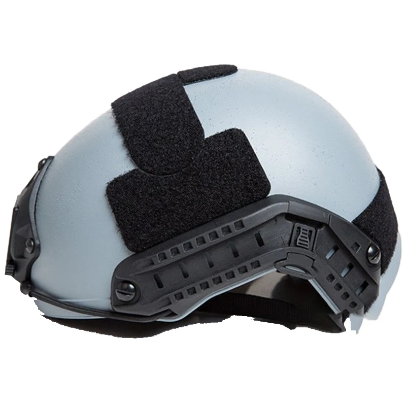 Casco balístico táctico MA para Airsoft Paintball, protector espacial gris