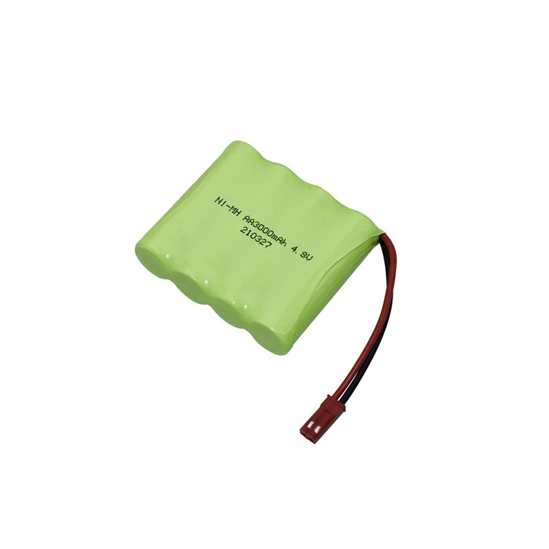 Batería NiMH recargable con enchufe JST, 1-5 piezas, 4,8 v, 3000mAh, para coches RC, Robots, tanques, pistolas, barcos, AA, 4,8 v - imagen 4