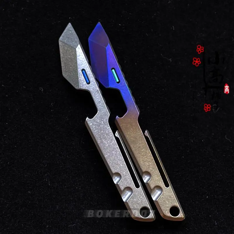 Herramienta multifunción EDC de aleación de titanio, sacacorchos, llave, medallón - imagen 4