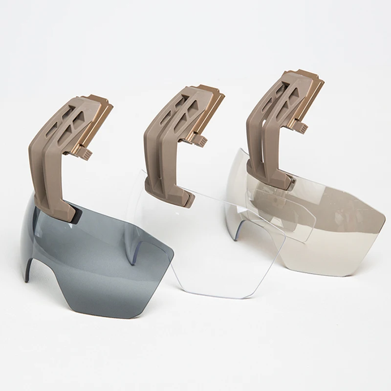 Nuevas gafas tácticas al aire libre antivaho claras de FMA para la lente gruesa del casco de 3m m - imagen 5