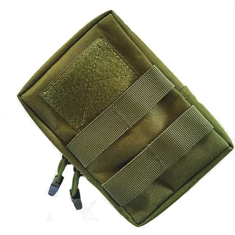 Bolsa médica de nailon con sistema Molle, riñonera táctica militar para caza, herramienta EDC práctica, accesorios con cremallera, riñonera - imagen 4