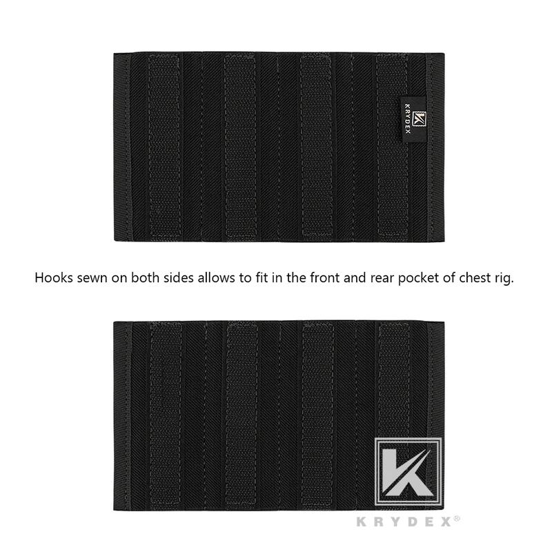 KRYDEX-bolsa para guardar revistas, accesorio para Glock MP5, negro, estilo Spiritus, cuádruple, elástica, 7,25x4 pulgadas - imagen 5