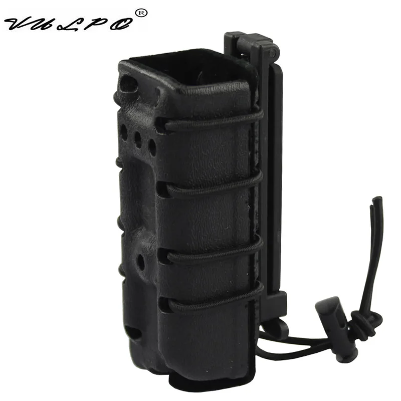 Sistema de sujeción MOLLE en funda para cargador 9mm