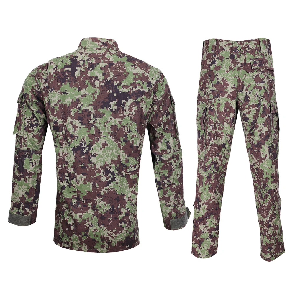 Uniforme de camuflaje ACU para hombre, traje táctico de combate, chaqueta y pantalones, camisa Hunter, Airsoft - imagen 3
