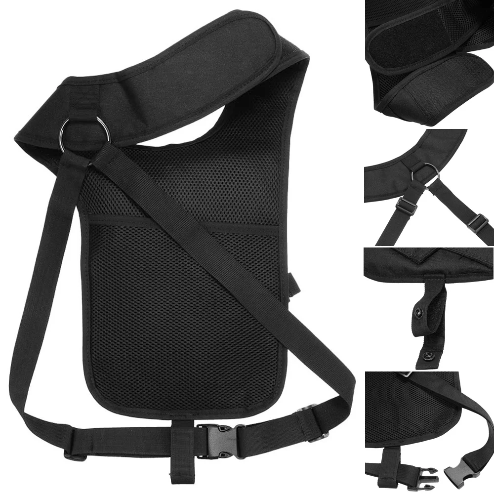 Bolso de hombro táctico para hombre, funda de pistola oculta EDC, bolsa de almacenamiento de pistola de utilidad, paquete de caza de tiro Airsoft - imagen 5