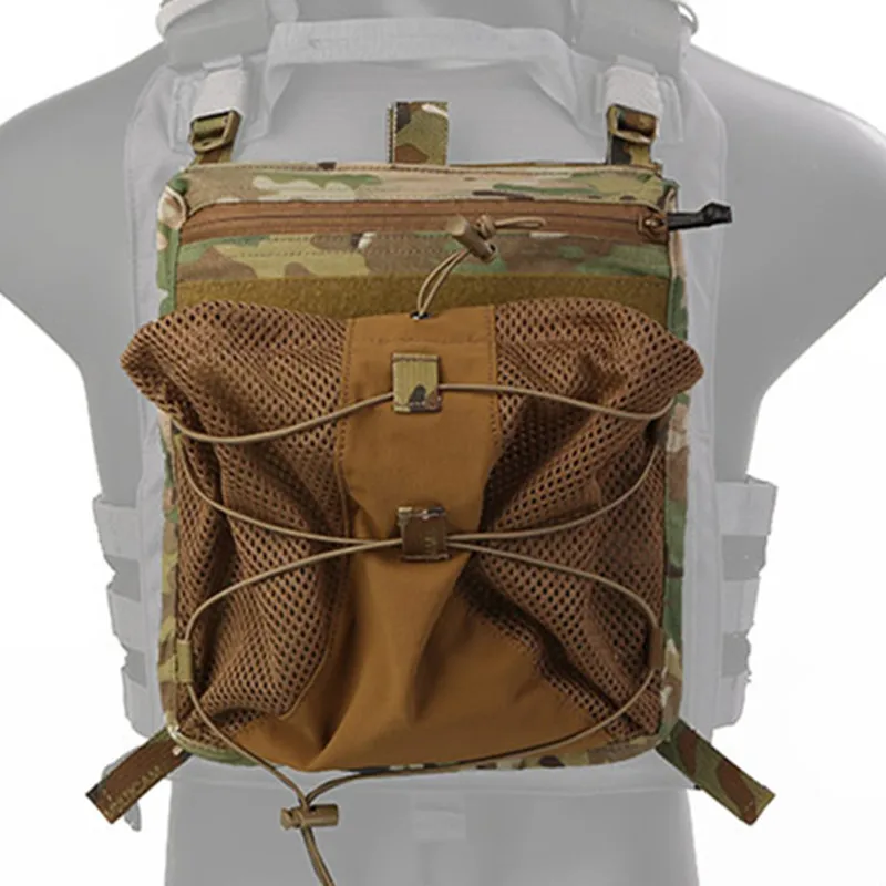 LXB estilo Bungee casco mochila para 420 chaleco caza, Airsoft Paintball, mochila bolsa de almacenamiento, cubierta a prueba de polvo, regalo - imagen 2