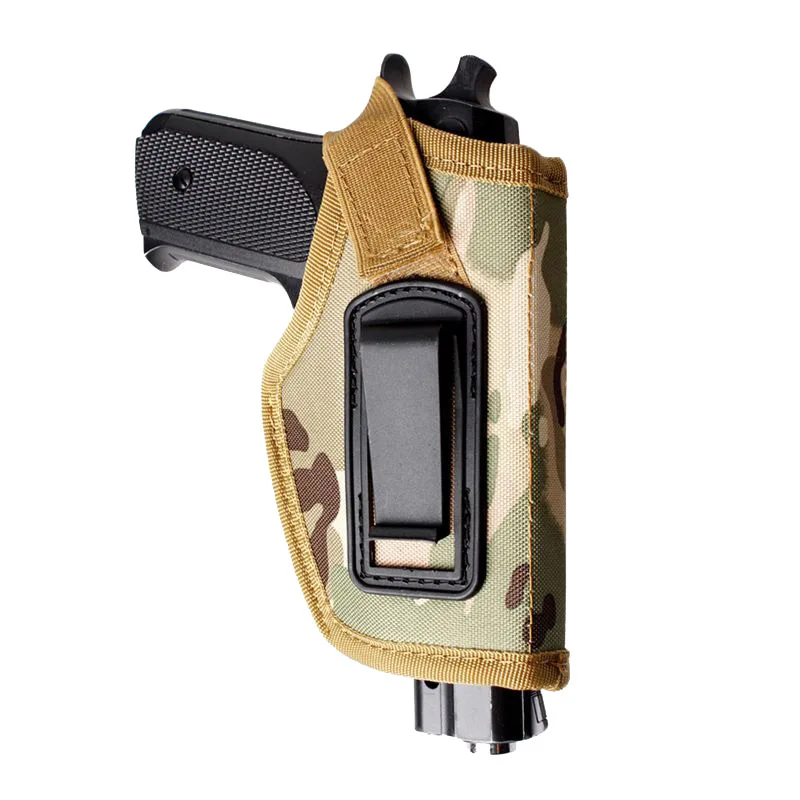Funda táctica de nailon para pistola de Airsoft, funda de transporte oculta, Clip de cinturón para Glock 17 19 Sig Sauer P226 92 Colt 1911 - imagen 4