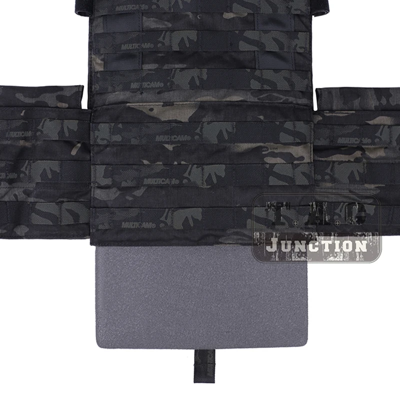 Emerson-portador de placa Modular MOLLE táctico, bolsa de accesorios, chaleco táctico de LBT-6094A con Triple cargador y bolsa de Radio MCBK - imagen 5