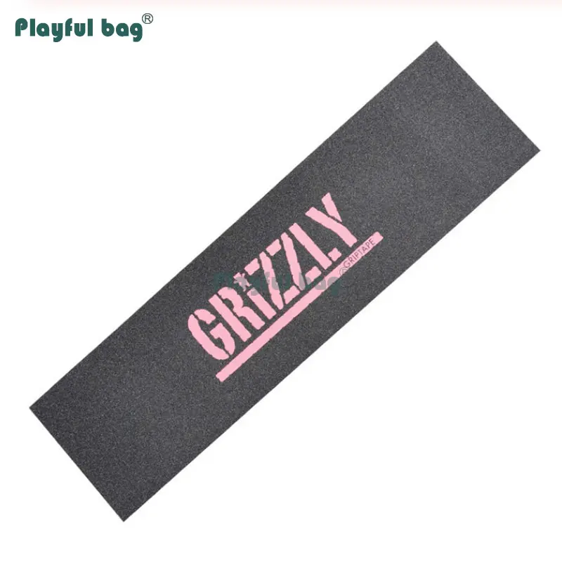 Bolsa juguetona 83*23cm monopatín de moda papel de lija DIY tablero basculante doble OS780 papel de lija antideslizante accesorios de monopatín AMB48 - imagen 2