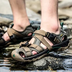 HUMTTO Zapatillas tácticas hombre – Malla transpirable con suela de goma