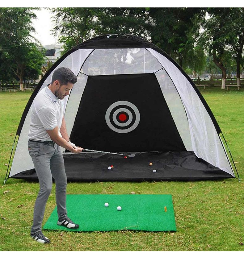 Red para practicar Golf en interiores, equipo de entrenamiento de malla para exteriores, jaula para golpear, jardín, pastizales, XA147A, 2M - imagen 2