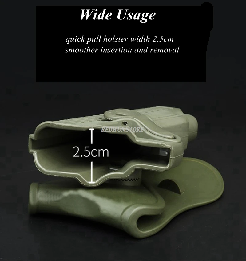 COLT 1911-funda de pistola para cinturón, funda de pistola de combate, bolsa táctica, chaleco Molle, accesorios - imagen 3