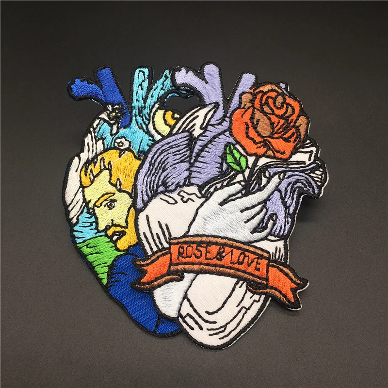 Parches de mariposa con forma de ola Oceánica para ropa, bordados, planchados, para ropa, Jeans, costura a rayas, apliques de insignias Diy - imagen 5