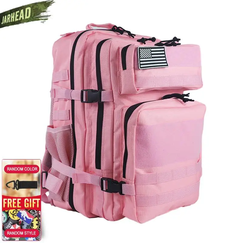 Mochila táctica militar de 25L/45L para entrenamiento al aire libre, bolsa de gimnasio, senderismo, Camping, mochila de viaje del ejército 3D, mochila Molle - imagen 2