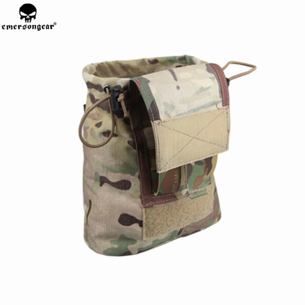 Emersongear-bolsa plegable táctica, bolsa de reciclaje para revistas, organizador de utilidad MOLLE, caza, senderismo, riñonera Airsoft de nailon - imagen 5