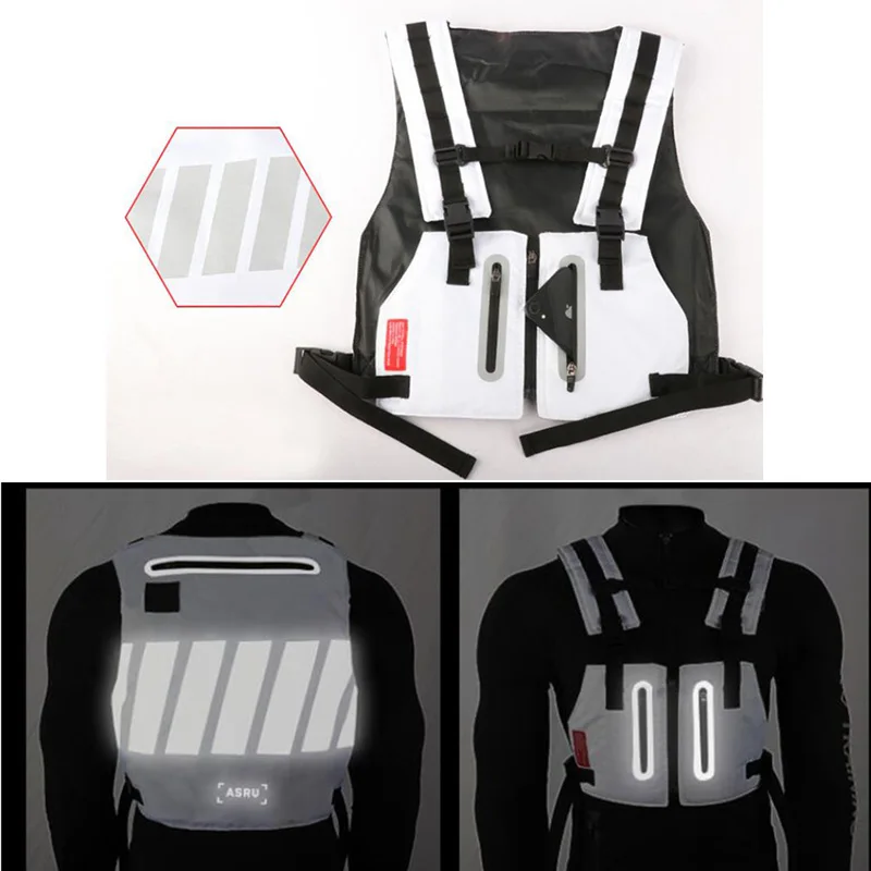 Chaleco reflectante táctico militar para deportes al aire libre, chaleco de seguridad para ciclismo CS, protector para deporte, caza - imagen 3