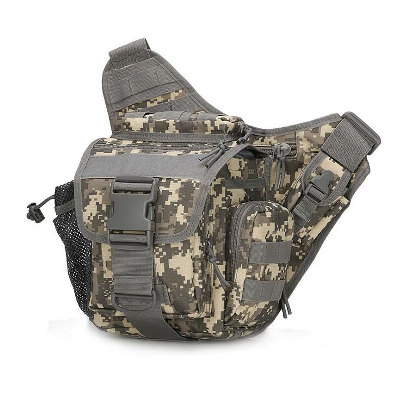 Bolsa de Trekking táctica militar para hombre, bandolera táctica de camuflaje - imagen 5