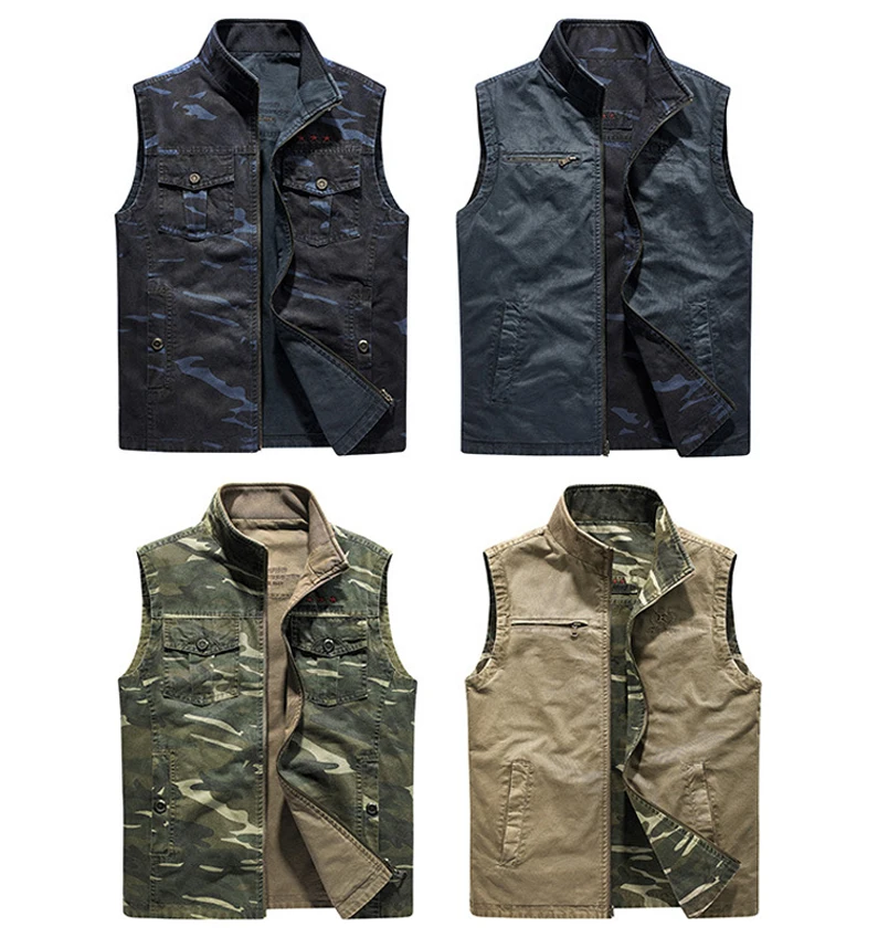 Chaleco de verano de doble cara anticorte y antipuñaladas para hombre, tácticas furtivas flexibles, protección de seguridad policial Fbi, ropa de defensa personal de camuflaje - imagen 5