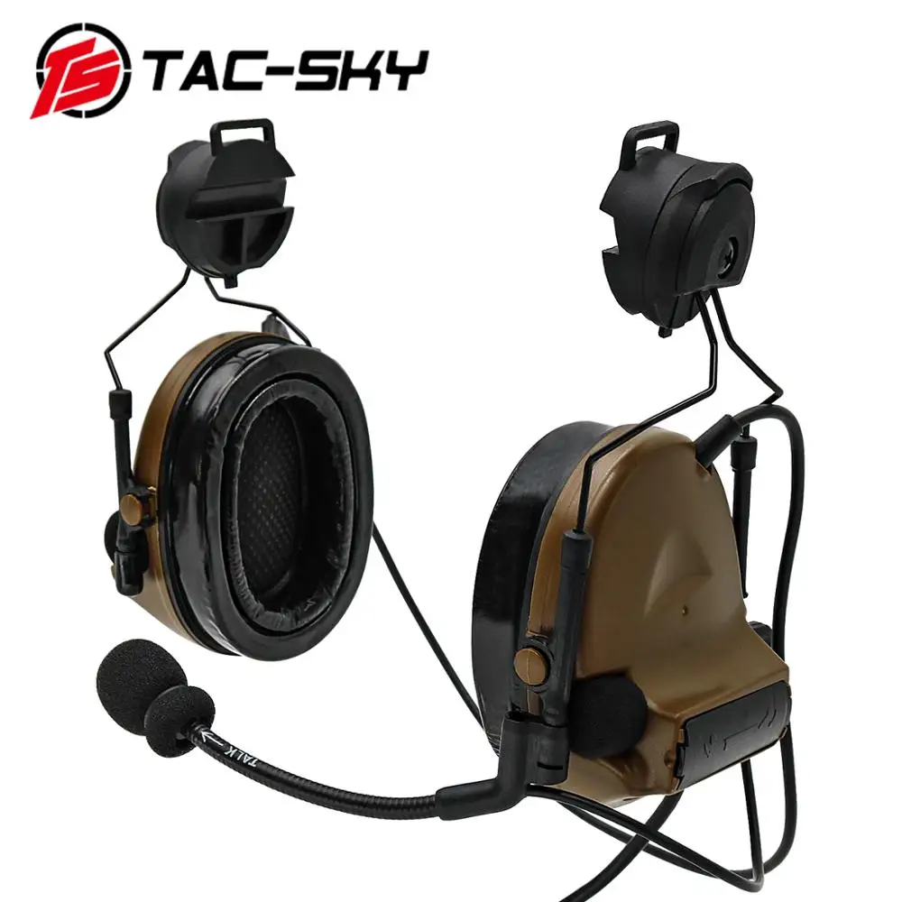 TS TAC-SKY casco táctico COMTA II edición de soporte de arco auriculares tácticos C2 y diadema táctica PTT U94 Ptt y Comta - imagen 3