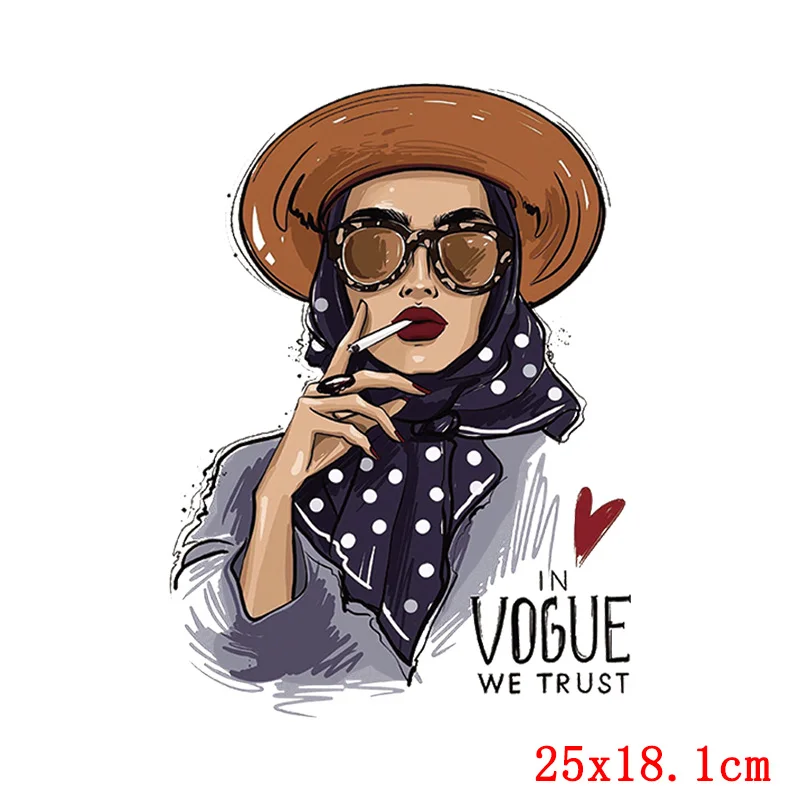 Pegatinas de moda para niña, vinilo de transferencia de calor para ropa, dibujos animados, hermosa Transferencia de hierro en ropa para niños, apliques de camiseta - imagen 5