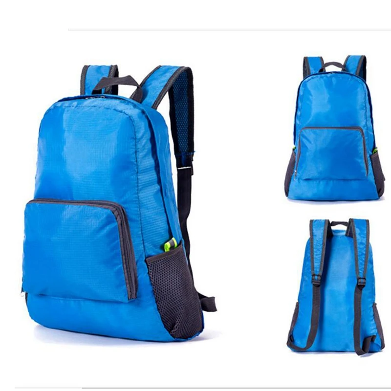 Mochila plegable multifuncional para exteriores, bolsa impermeable, ligera, de nailon para viajes diarios, ciclismo, Camping y senderismo - imagen 2