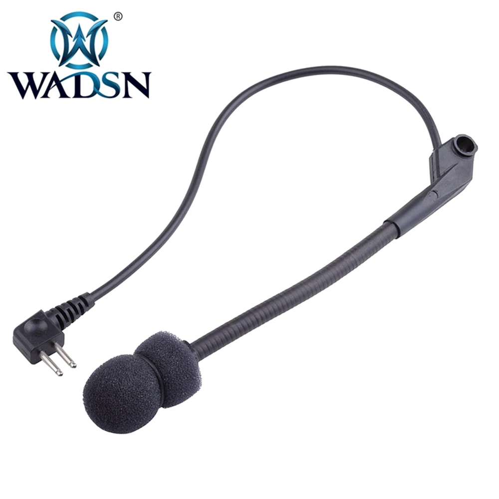 WADSN-auriculares tácticos con micrófono, piezas para Comta II, accesorios para auriculares con reducción de ruido, micrófono de repuesto para auriculares Comta - imagen 3