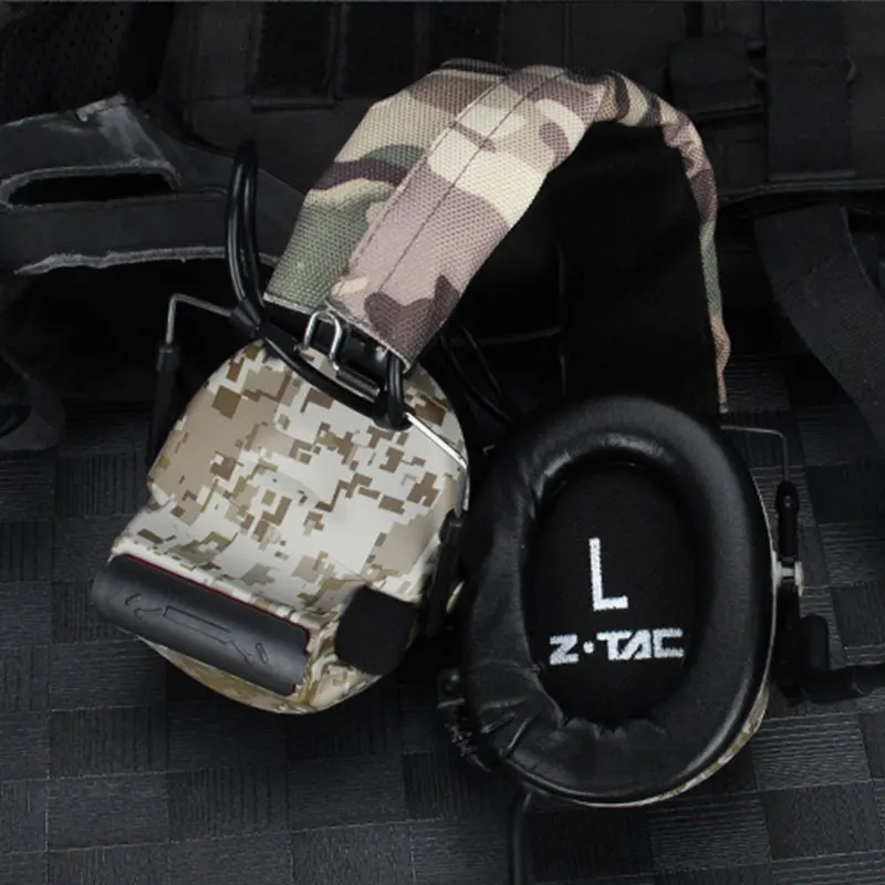 Auriculares tácticos de Z-TAC, cascos con reducción de ruido, dos modos, accesorios Airsoft, walkie-talkie, Softair - imagen 5