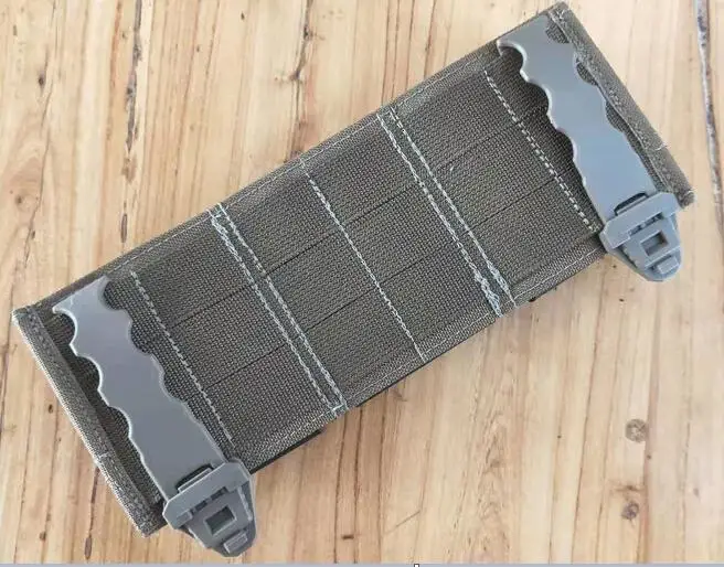 Sistema de bolsa de revista triple, chaleco táctico, bolsas de clip de munición, bolsillo de soporte, 5,56 + 5,56 + 5,56 - imagen 3