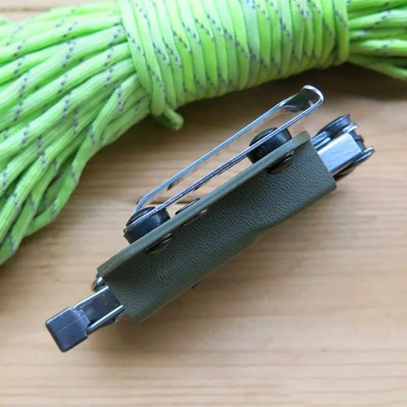 Juego de abrazaderas de bolsillo de cintura de Clip trasero de acero inoxidable, alicates para cuchillos, herramientas EDC, Kydex vaina, accesorios de fabricación de bricolaje, herramientas, 1 Juego - imagen 5