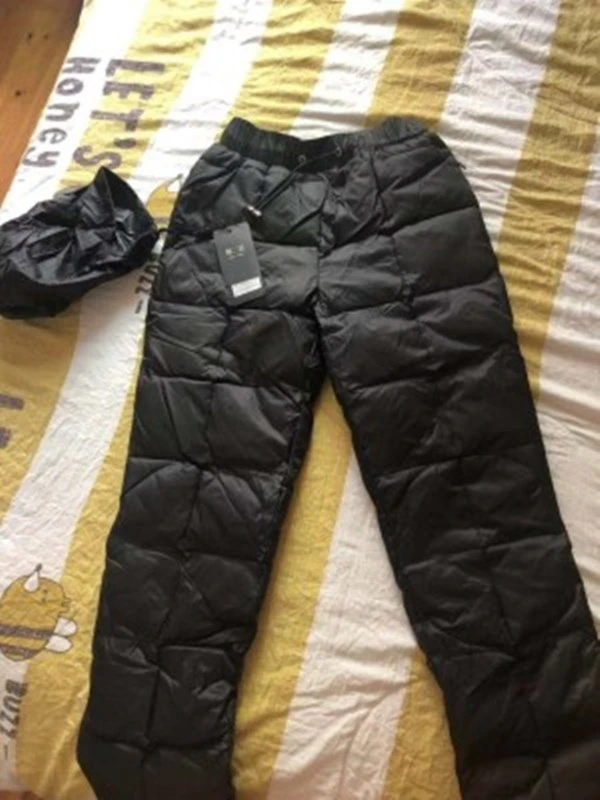 Pantalones de invierno para hombre y mujer, Pantalón de algodón perlado, impermeable, a prueba de viento, grueso, cálido, para senderismo y acampada, talla grande 5XL - imagen 5