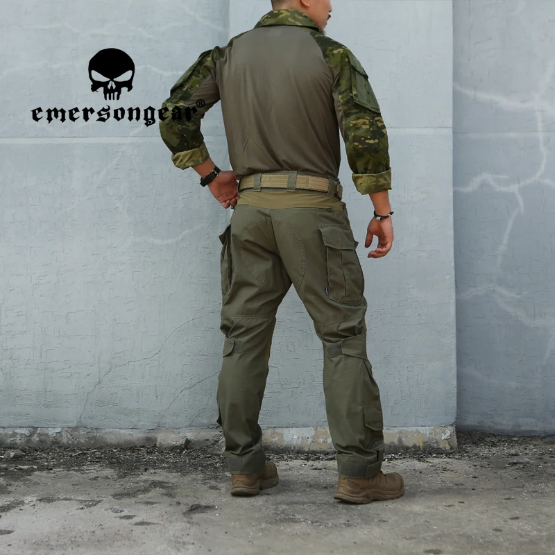 Emersongear-Conjuntos de uniformes de combate tácticos G3, camisas de asalto para hombre, pantalones, trajes de entrenamiento, Tops, pantalones, ropa Airsoft - imagen 5