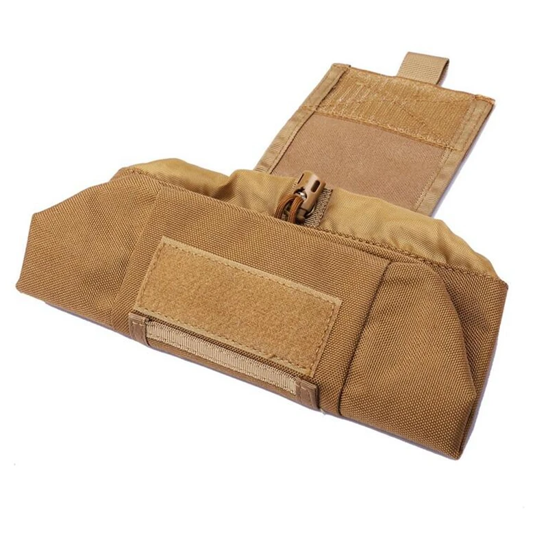 Bolsa de basura militar Molle, bolsa táctica plegable para caza, Airsoft, teléfono EDC, cinturón, paquete de cintura, recuperación de munición, bolsa de herramientas Mag - imagen 5