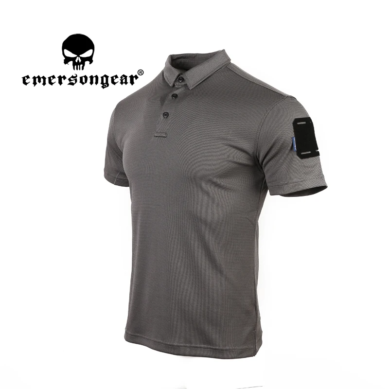 EMERSONGEAR-Polo táctico unidireccional de secado rápido para hombre, camisetas deportivas, camisetas deportivas, viajero urbano, Camping, WG - imagen 2