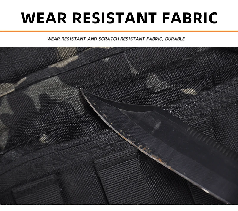 HAN WILD-mochila táctica militar para hombre y mujer, bolsa de viaje deportiva para senderismo, Camping, escalada - imagen 3