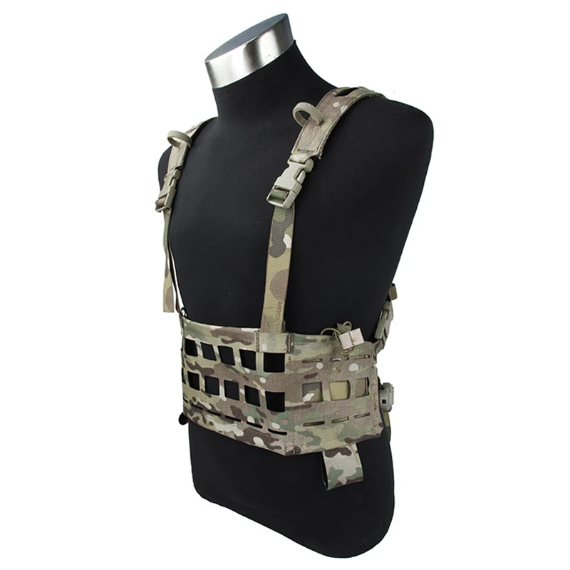 TMC3351 aparejo de pecho de luz de aire táctica, colgante de pecho, 500D, Cordura, Multicam, nuevo - imagen 2