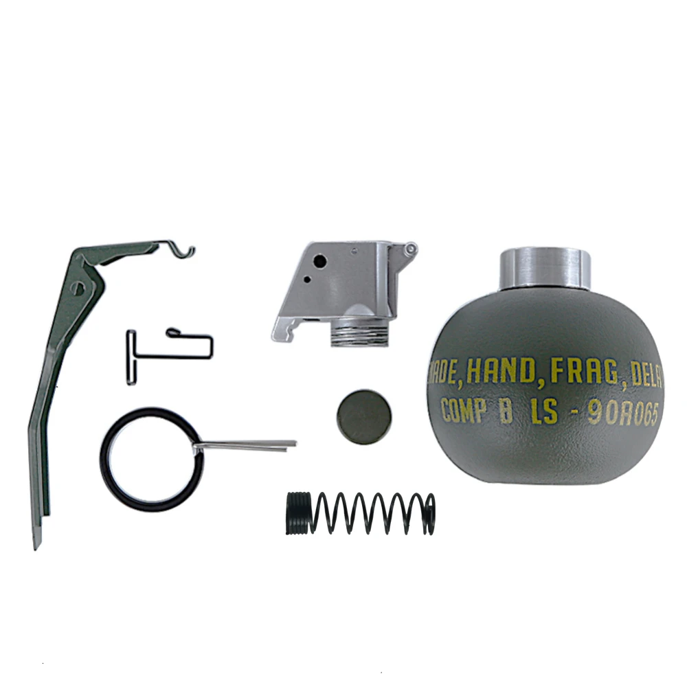 Soporte BB para Granada, contenedor de almacenamiento de granadas, modelo M67, Frag Gren, disfraz de plástico, militar, Airsoft, accesorios de caza - imagen 5