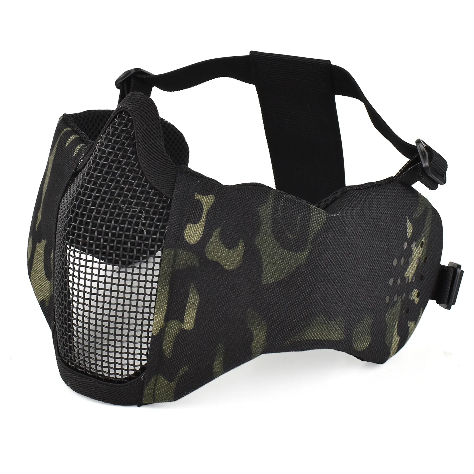 Cubierta de máscara táctica militar Airsoft con protección para los oídos - imagen 3