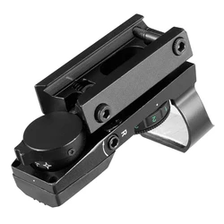 Lente de 33mm, holográfica táctica, 4 tipos, retícula, punto rojo y verde, mira de 20mm, envío gratis, óptica para Rifle