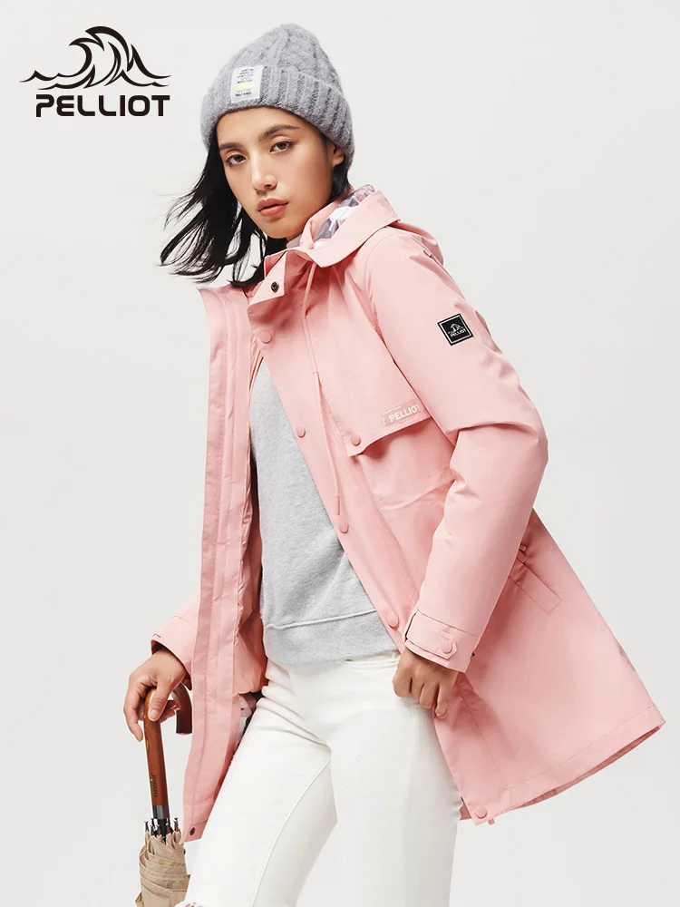 Plott-chaquetas de senderismo para mujer, abrigo cálido e impermeable, rompevientos, para acampada, turismo, invierno y otoño - imagen 3