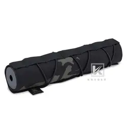 KRYDEX-funda protectora de silenciador para Surefire FA762K, supresor de Tiro Táctico, cubierta protectora de nailon, MCBK, 22CM