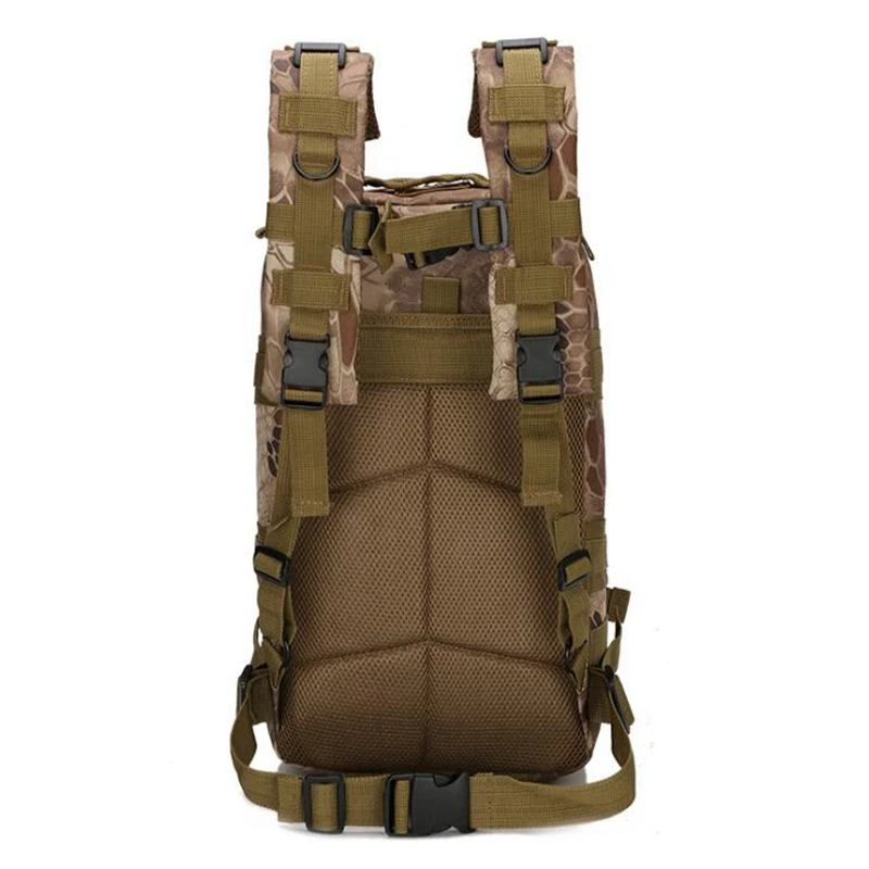 Mochila táctica militar 3P 3D Molle, morral de viaje, senderismo, Camping, caza, ciclismo, 25L - imagen 5