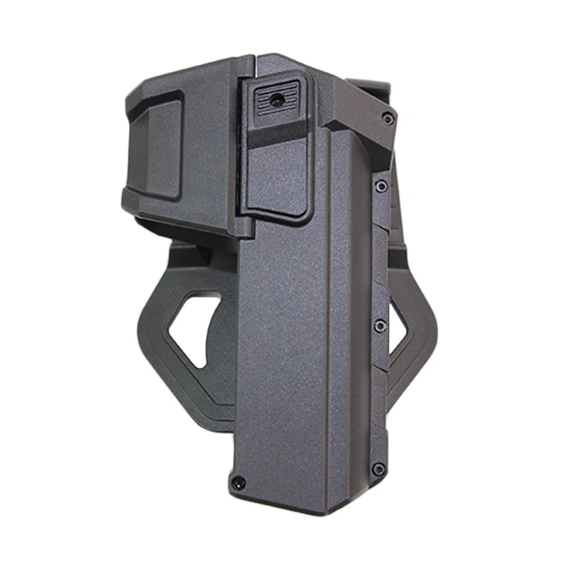 Funda de pistola táctica para Glock 17 18, funda de pistola montada con linterna o láser, funda de pistola de cintura para mano derecha - imagen 3