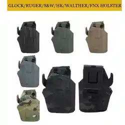 Funda táctica GL / RUGER / S & W / HK/WALTHER PPQ P99 / FNX HOLSTER, funda para pistola, soporte para mano derecha, equipo de caza