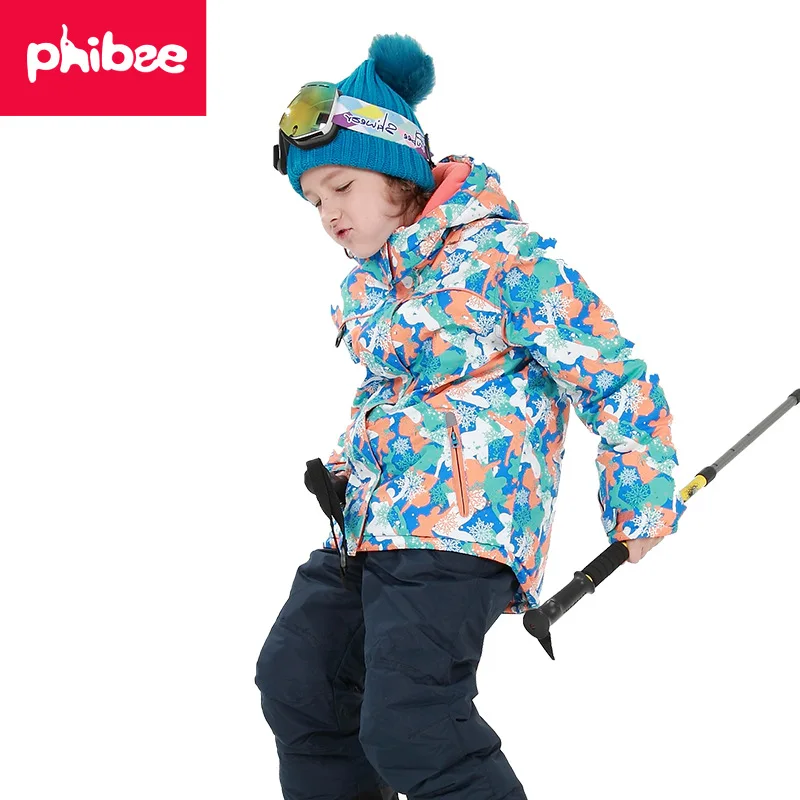 Ropa para niños, conjunto rompevientos para niños y niñas, traje de esquí para snowboard, ropa impermeable, traje para la nieve, chaqueta deportiva para adolescentes al aire libre, pantalones - imagen 4
