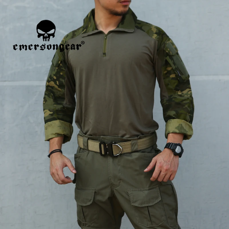 EmersonGear G3 camisas de combate táctico para hombre, camisetas para caza, entrenamiento Airsoft, ropa deportiva para exteriores, senderismo de camuflaje - imagen 4