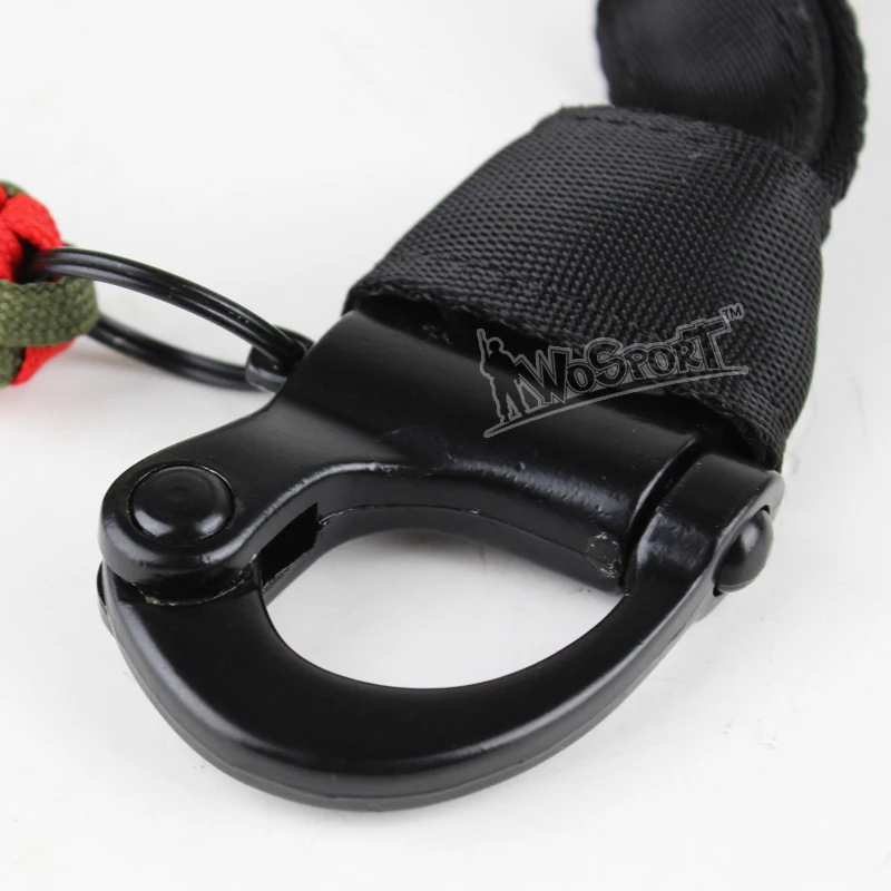 Correa de cordón de seguridad para exteriores, cuerda de seguridad de liberación rápida, eslinga protectora táctica para Rifle de seguridad - imagen 3