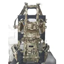 Chaleco multifuncional con marco trasero de fibra de carbono, transmisor de Radio, disipación de calor, soporte de peso, equipo VR para caminar al aire libre